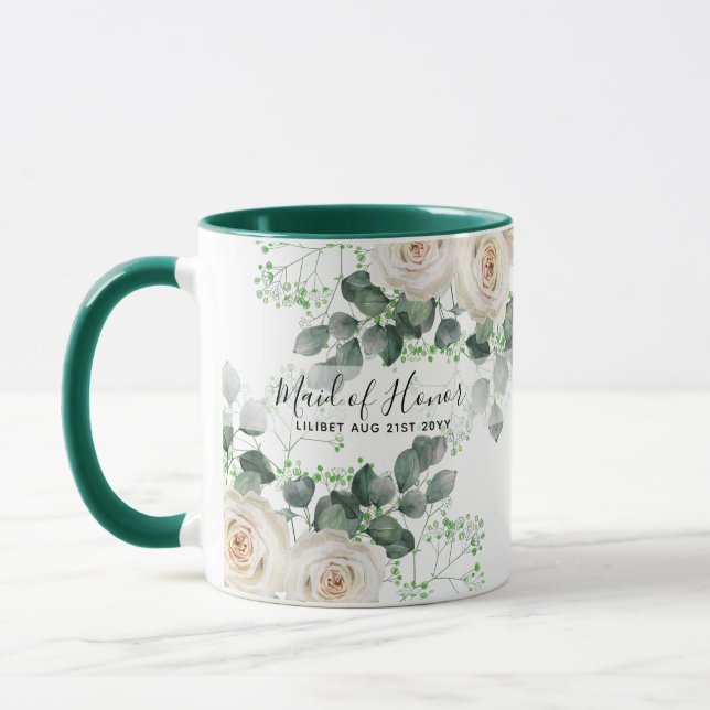 Caneca Orçamento Partido Bridal da Bridesmaid Oferece ROS (Esquerda)