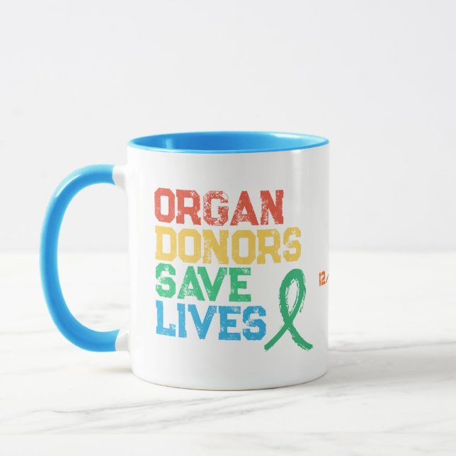 Caneca Organ Donors Colorable Customizable Coffee (Esquerda)