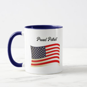 Caneca Orgulho da bandeira Patriota Americana, Dia da Ind