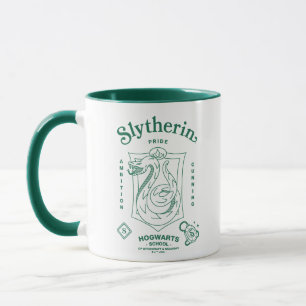 Caneca ORGULHO DA SLYTHERIN™ Ambição Astúcia Brasão