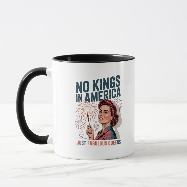 Caneca Orgulho das Rainhas Fabulosas Sem Reis na América  (Esquerda)