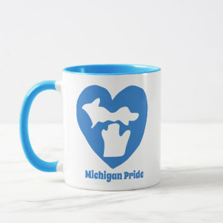 Caneca Orgulho de Michigan Coração