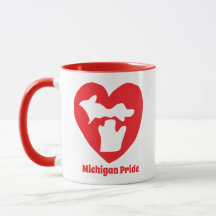 Orgulho de Michigan Coração