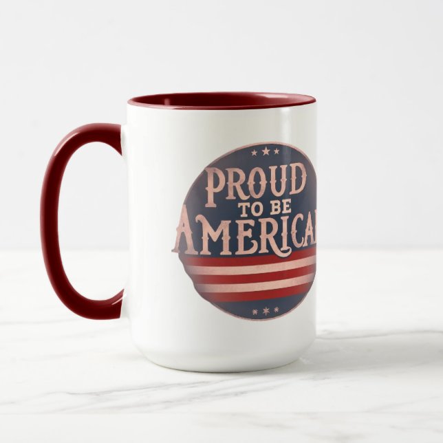 Caneca Orgulho de ser americano (Esquerda)