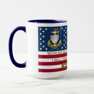 Caneca Orgulho do Chefe da Guarda Costeira