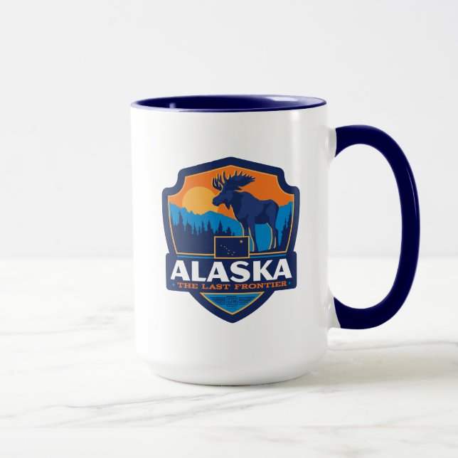 Caneca Orgulho Estatal | Alasca (Direita)