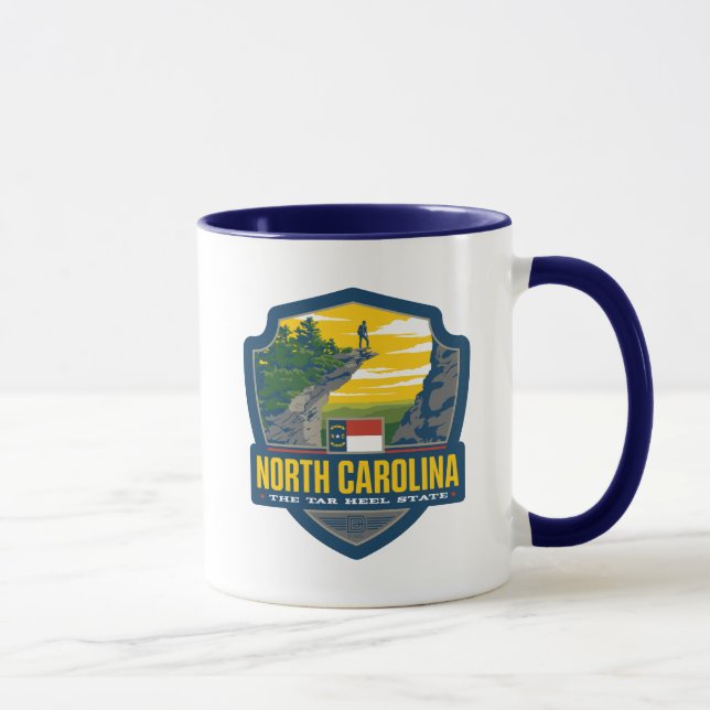 Caneca Orgulho Estatal | Carolina do Norte (Direita)