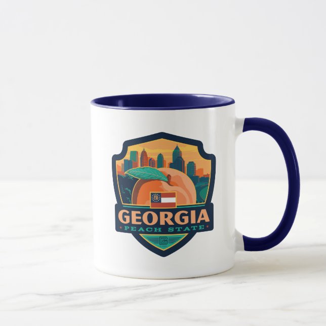 Caneca Orgulho Estatal | Geórgia (Direita)