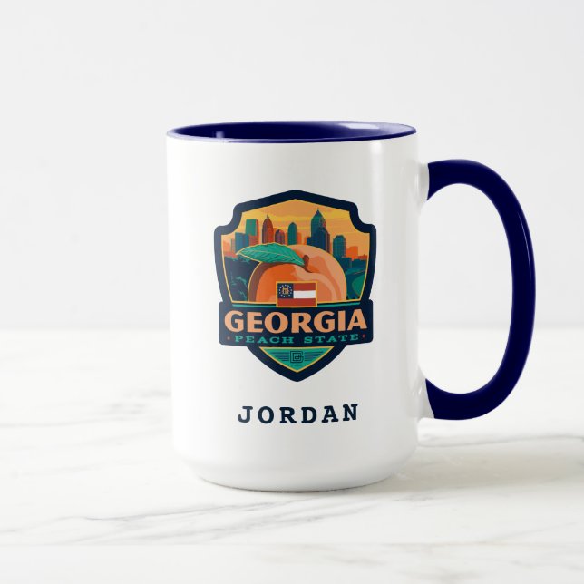 Caneca Orgulho Estatal | Geórgia (Direita)