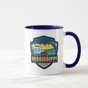 Caneca Orgulho Estatal   Mississippi
