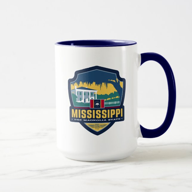Caneca Orgulho Estatal | Mississippi (Direita)