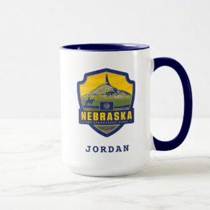 Caneca Orgulho Estatal   Nebraska