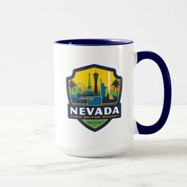 Caneca Orgulho Estatal | Nevada (Direita)