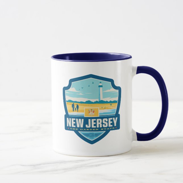 Caneca Orgulho Estatal | Nova Jersey (Direita)