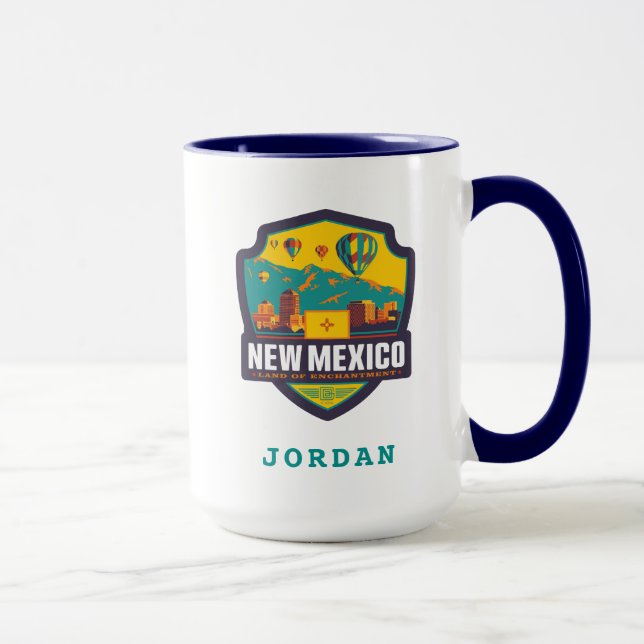 Caneca Orgulho Estatal | Novo México (Direita)