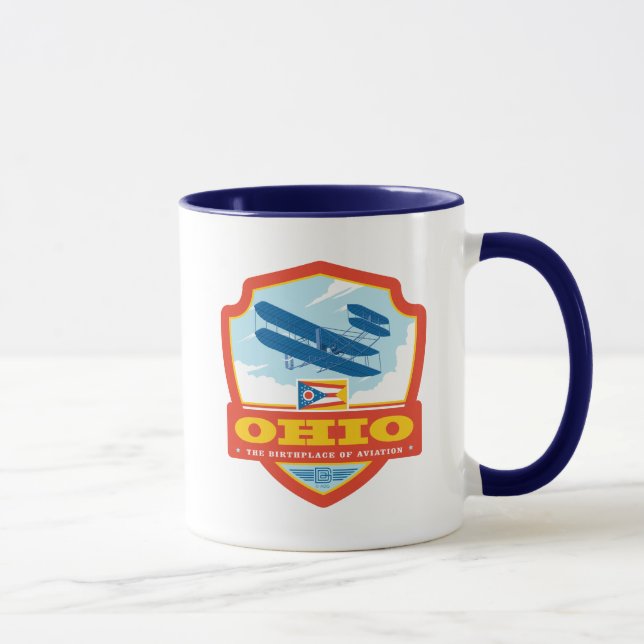 Caneca Orgulho Estatal | Ohio (Direita)