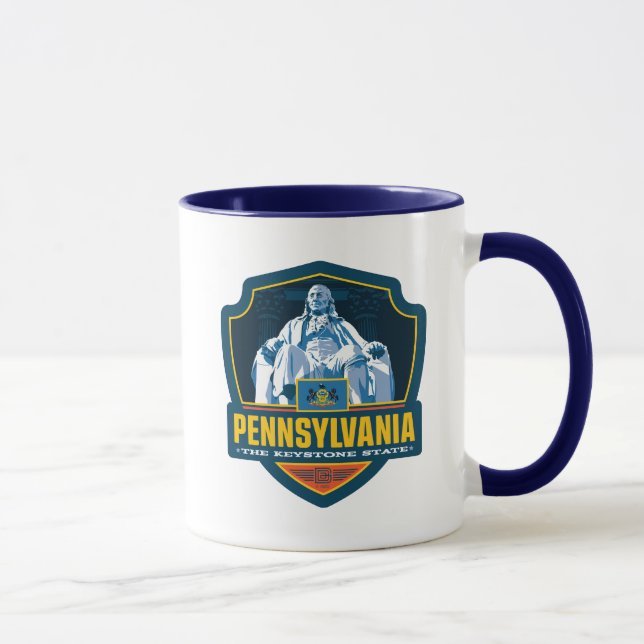 Caneca Orgulho Estatal | Pensilvânia (Direita)