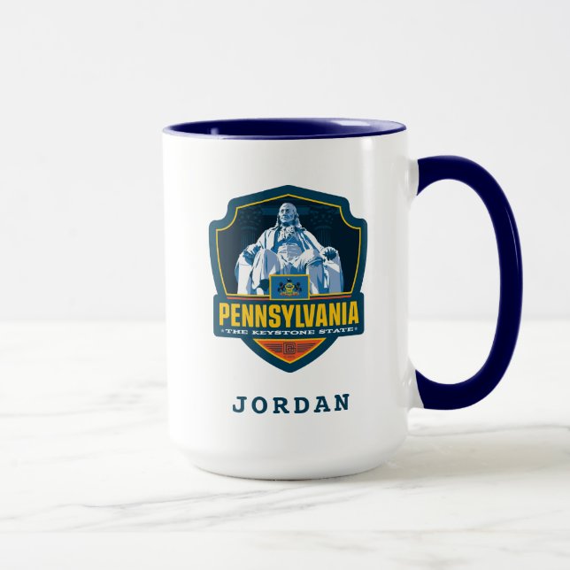 Caneca Orgulho Estatal | Pensilvânia (Direita)