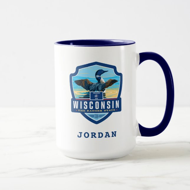 Caneca Orgulho Estatal | Wisconsin (Direita)