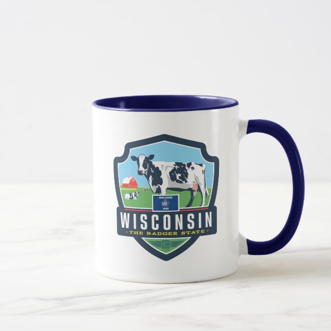 Caneca Orgulho Estatal | Wisconsin 2 (Direita)