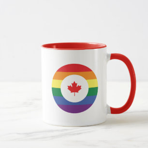 Caneca Orgulho gay do Canadá