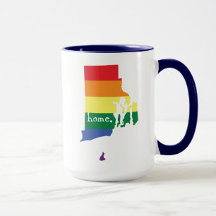 Caneca Orgulho gay  Rhode Island