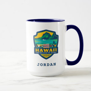 Caneca Orgulho   Havaí do estado