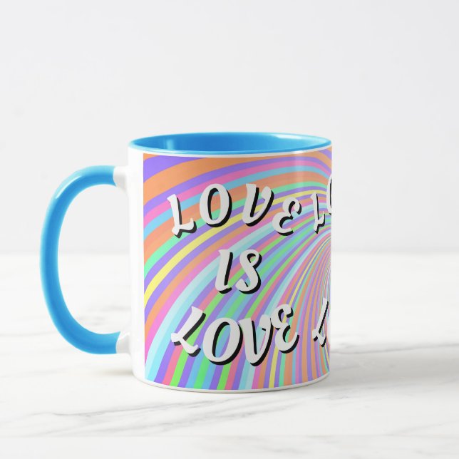 Caneca Orgulho Love Is Love  (Esquerda)