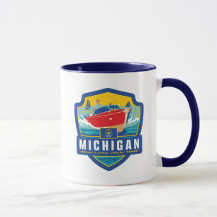 Caneca Orgulho   Michigan do estado