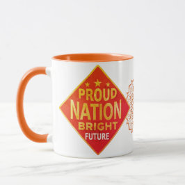 Caneca Orgulho Nação Brilhante Fuga