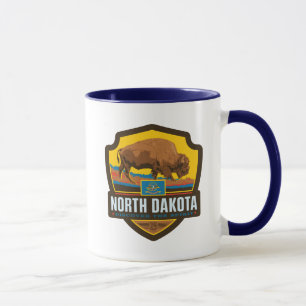 Caneca Orgulho   North Dakota do estado