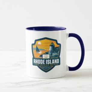 Caneca Orgulho   Rhode do estado - ilha