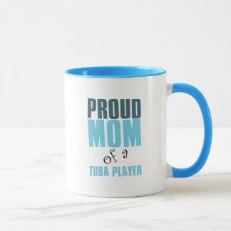 Caneca Orgulhosa Mãe de um Jogador Tuba