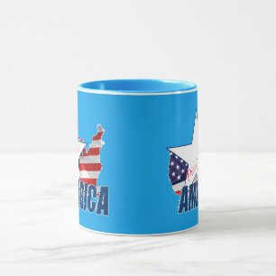 Caneca Orgulhoso de ser americano