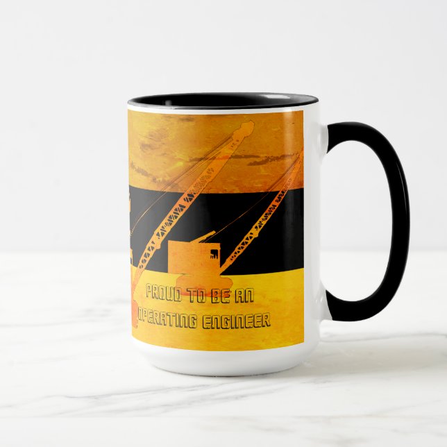 Caneca Orgulhoso de ser um Engenheiro operacional, um MUG (Direita)