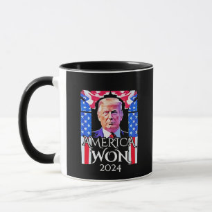 Caneca Orgulhoso Dia da Inaguração do Trump Americano em