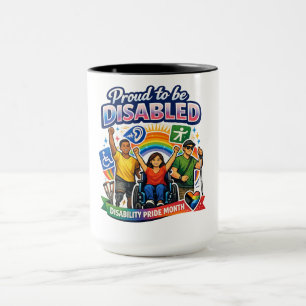 Caneca Orgulhoso por Ser Deficiente