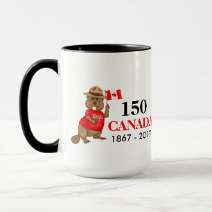 Caneca Orgulhoso Vinho Canadiano 150 Aniversário