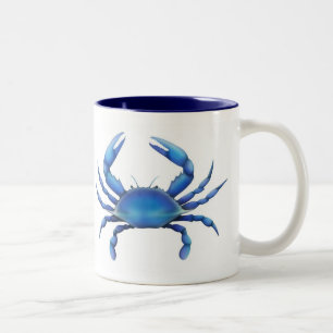 Caneca oriental do caranguejo azul