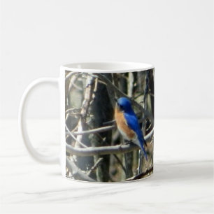 Caneca oriental feliz do Bluebird
