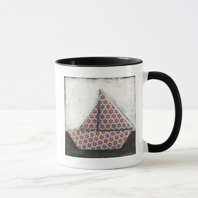 Caneca Origami Sailboat no papel Star Design (Direita)