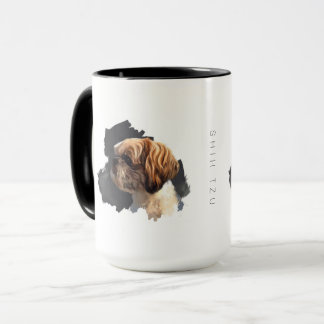 Caneca original da arte de Shih Tzu