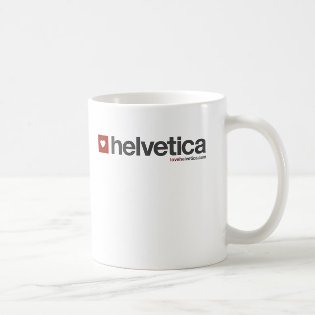 Caneca original do logotipo de LoveHelvetica (Direita)