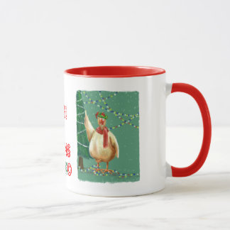 Caneca Original: Feliz Natal - das galinhas!