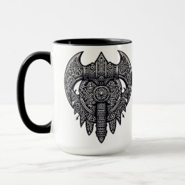 Caneca Ornamentado Ax e Blindagem