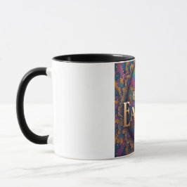 Caneca Ornamentado Mandala - Felz pascoa de Ovos de Pásco