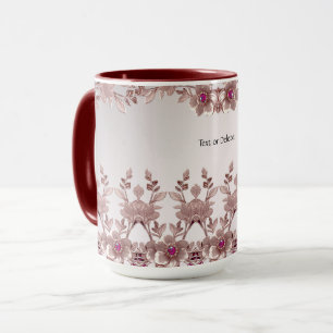 Caneca Ornamentado Rosa