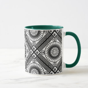 Caneca ornamento celta diagonal