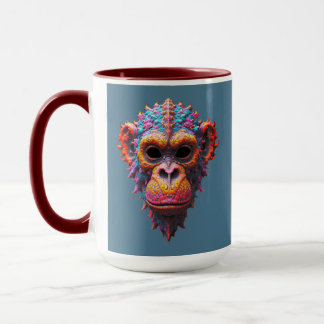 Caneca Ornate Chimp Mask