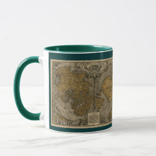 Caneca Oronce Finé Histórico Velho Mundo Mapa Café Mug